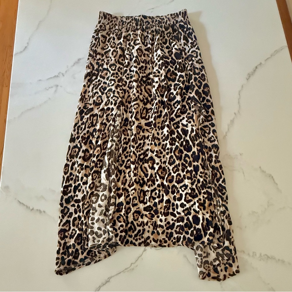 Leopard Print Maxi Skirt🐆